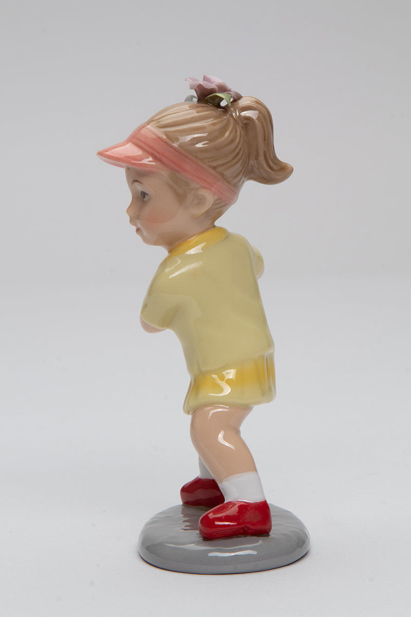 Ceramic Tennis Girl Figurine Home Décor Gift for Her Gift for Mom Gift for Daughter Wimbledon - Figurine