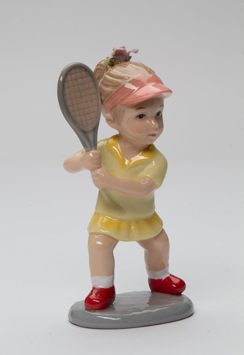 Ceramic Tennis Girl Figurine Home Décor Gift for Her Gift for Mom Gift for Daughter Wimbledon - Figurine