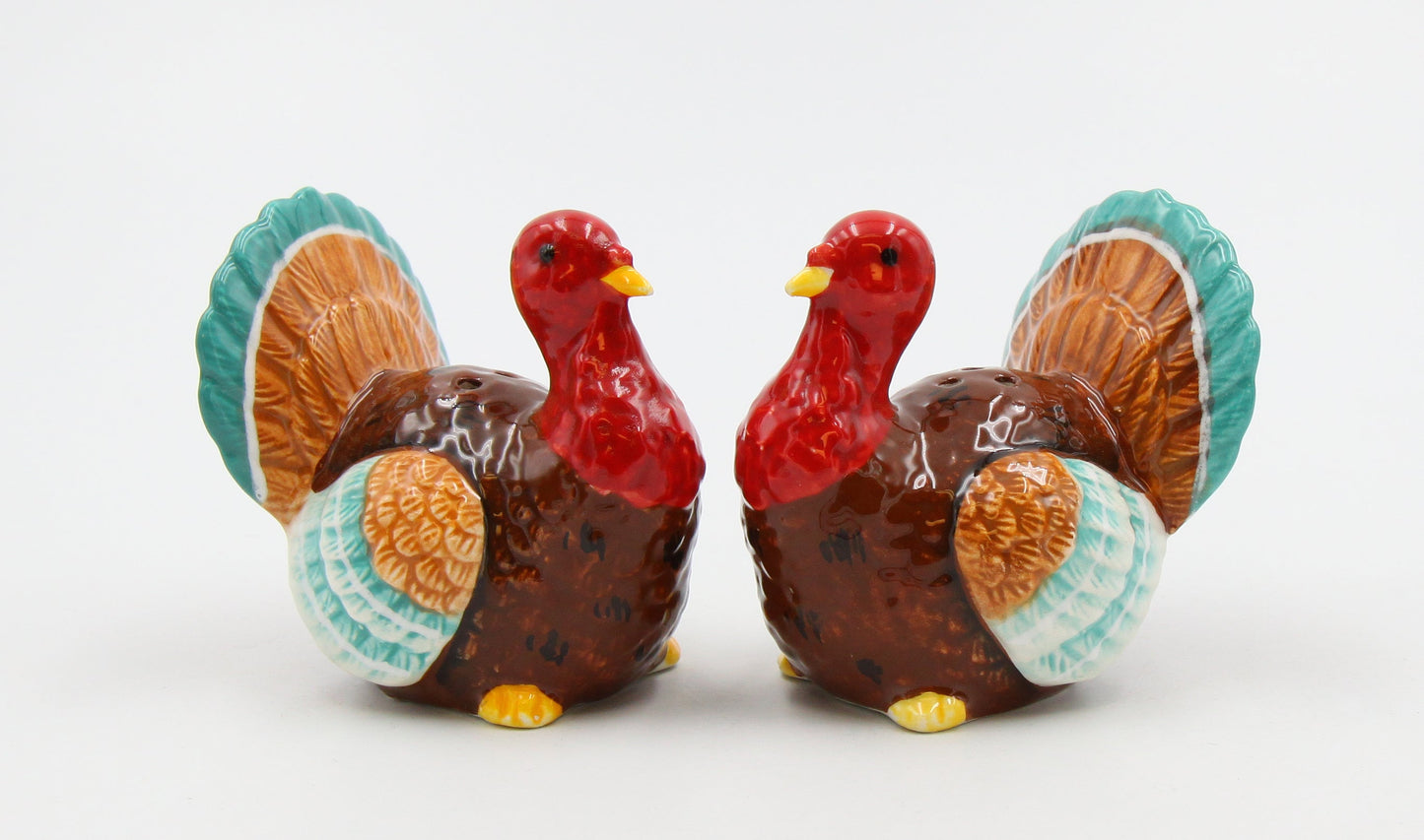 Ceramic Thanksgiving Turkey Salt And Pepper Shakers Home Décor Gift for Her Gift for Mom Kitchen Décor Fall Décor