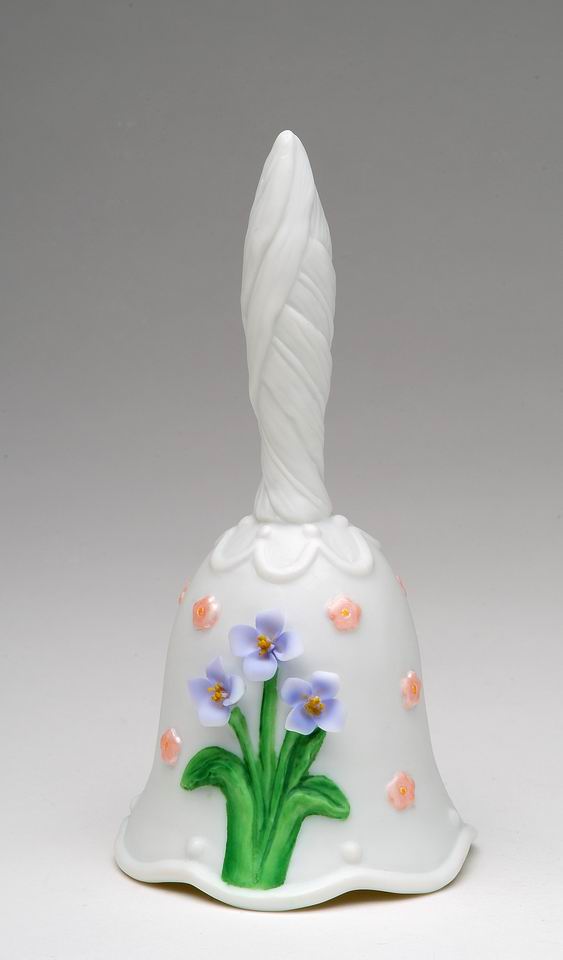Ceramic Wedding Bell with Tulip Flowers Wedding Décor or Gift Anniversary Décor or Gift Home Décor Vanity Decor - Bell