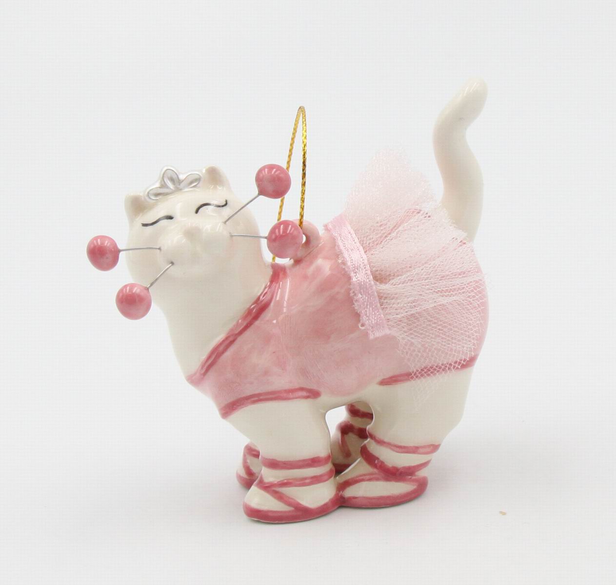 Whisker Cat - Ballerina Ornament - kevinsgiftshoppe