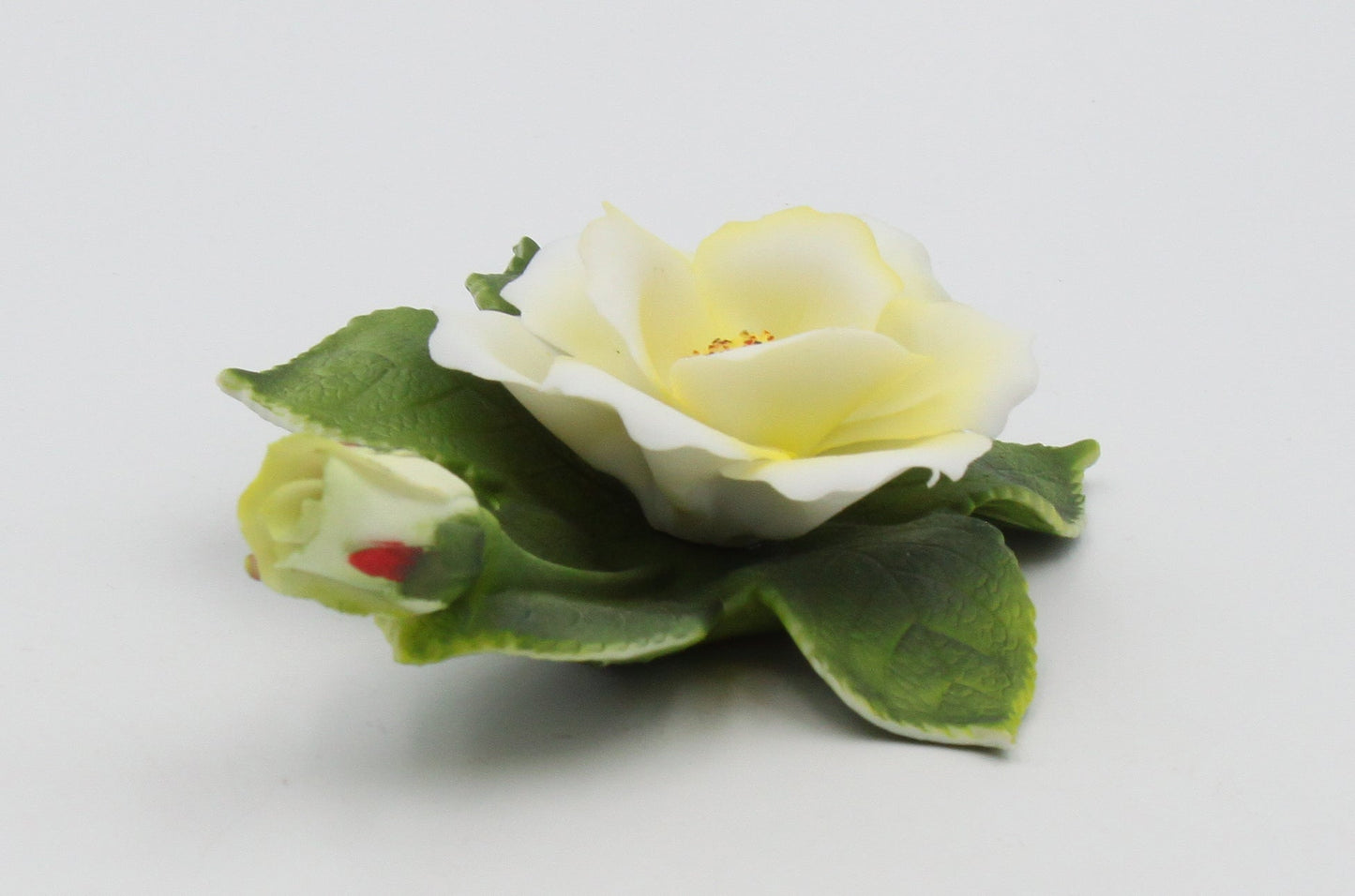 Ceramic Wildrose Flower Figurine Home Décor Gift for Her Gift for Mom Kitchen Décor Farmhouse Décor Nature Lover Gift