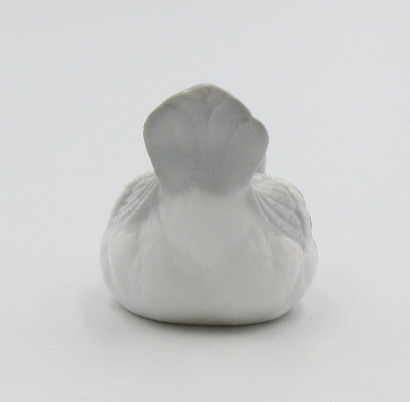 Ceramic Wings Closed Gray Bird Figurine Gift for Birdwatcher Gift for Her Gift for Mom Home Decor
