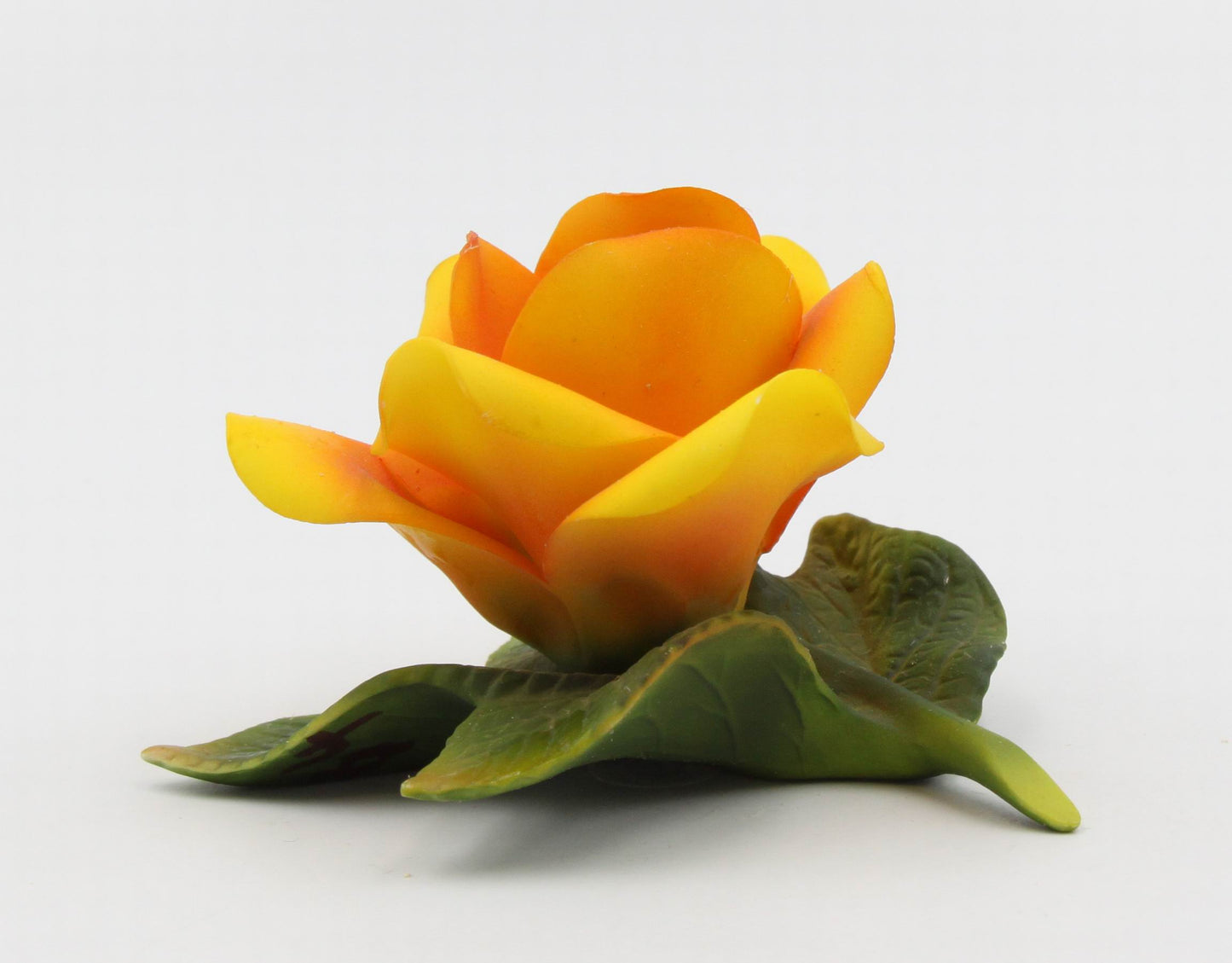 Ceramic Yellow Rose Flower Figurine Home Decor Bathroom Decor Gift for Her Gift for Mom - Figurine