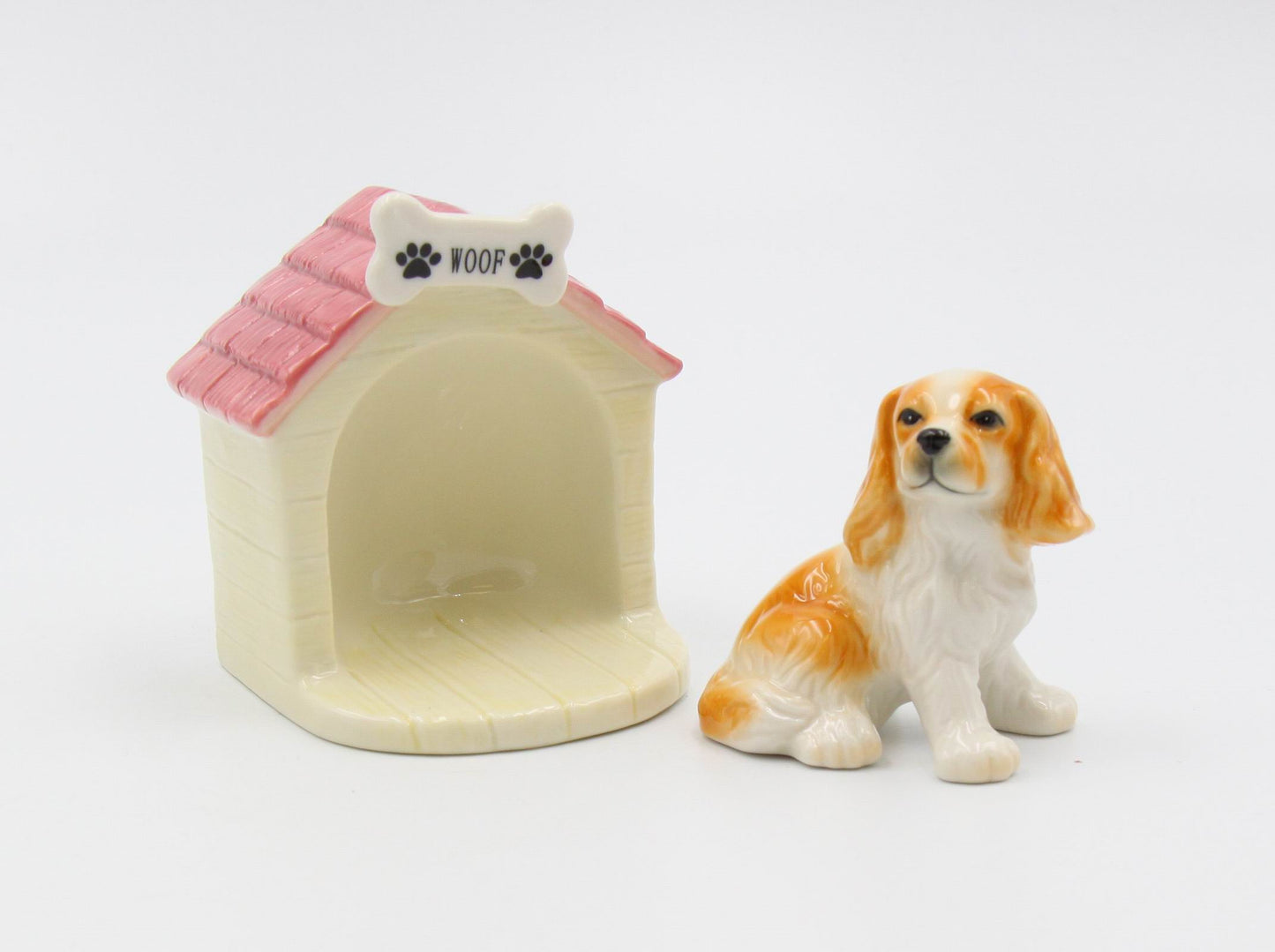Cocker Spaniel With Doghouse Salt And Pepper Home Décor Gift for Her Gift for Mom Kitchen Décor Dog Lover Gift - Salt &