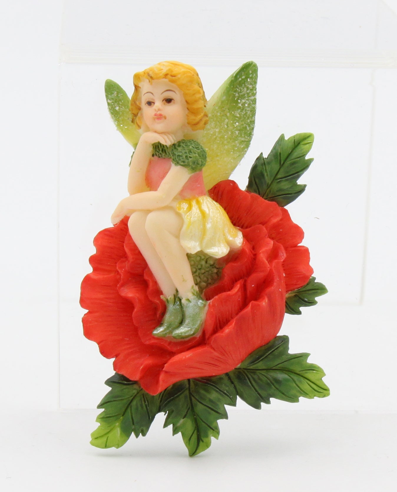 Fairies with Flowers Magnetic Decor-Set of 6 Refrigerator Decor Nature Lover Gift Gift for Her Gift for Daughter