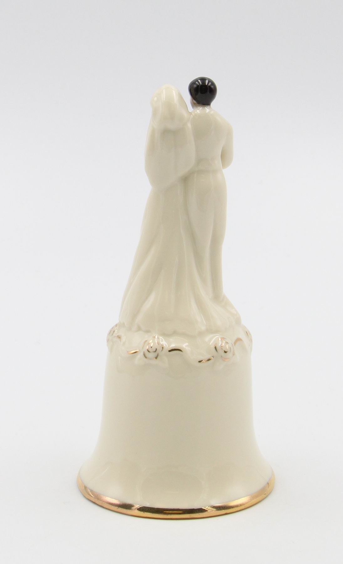 Hand Crafted Ceramic African American Wedding Couple Bell Wedding Décor Wedding Gift Wedding Favor Anniversary Décor