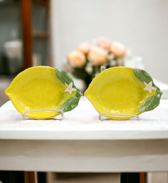 Hand Painted Ceramic Lemon Candy Dish Small Plates Home Décor Gift for Her Gift for Mom Kitchen Décor Farmhouse Décor