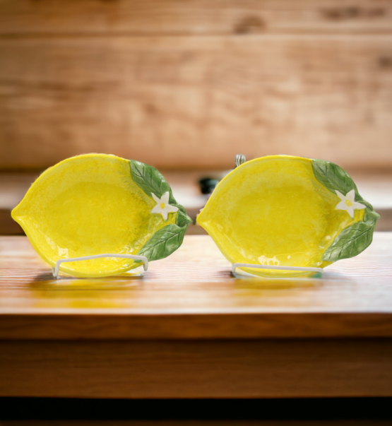 Hand Painted Ceramic Lemon Candy Dish Small Plates Home Décor Gift for Her Gift for Mom Kitchen Décor Farmhouse Décor