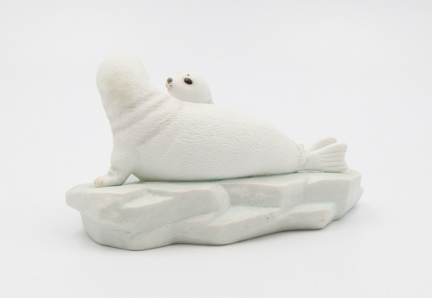 Ceramic Arctic Seal Mom And Baby Figurine, Home Décor, Gift for Her, Gift for Mom, Kitchen Décor, Nature Lover Gift