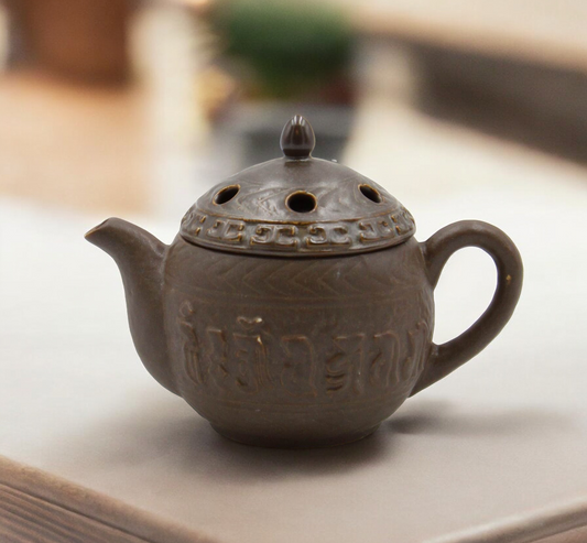 Ceramic Mini Size Oriental Teapot, Afternoon Tea, Tea Lover Gift, Asian Decor, Gift for Her, Gift for Mom