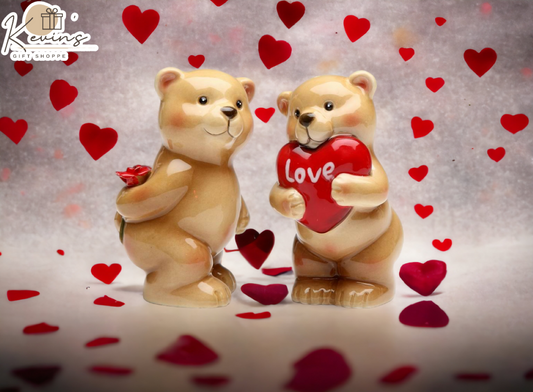 Valentine salt deals and pepper shakers