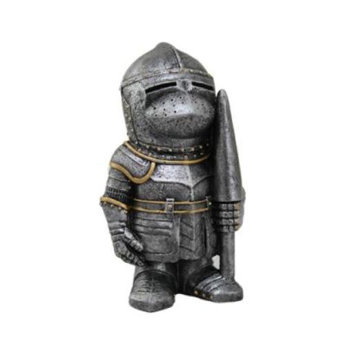 Polyresin Knight in Medieval Armor, Gift for Him, Medieval Decor, Boardgame Piece Decor