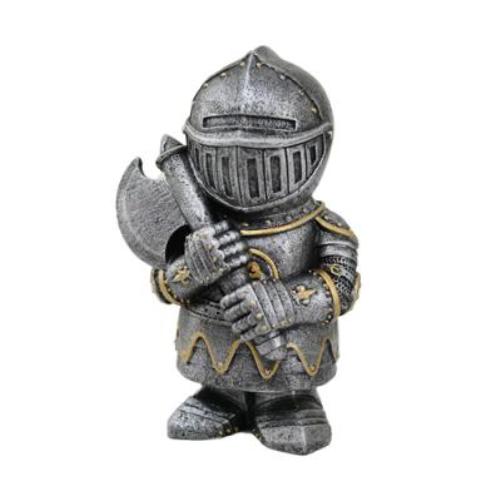 Polyresin Medieval Knight with Axe Figurine, Gift for Him, Medieval Home Decor, Boardgame Piece Decor