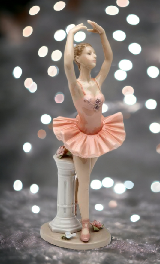 Ceramic Ballerina Dancing Figurine, Home Décor, Gift for Her, Gift for Daughter, Gift for Ballerina Dancer