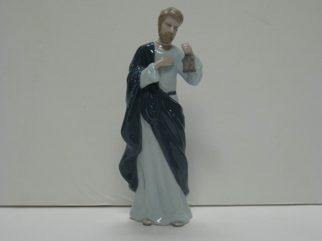 Ceramic Father Joseph Figurine, Religious Decor or Gift, Nativity Piece