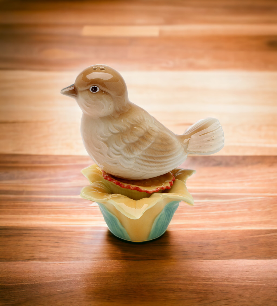 Ceramic Robin Bird Magnetic Salt & Pepper Shakers, Home Décor, Gift for Her, Gift for Mom, Kitchen Décor, Birdwatcher Gift