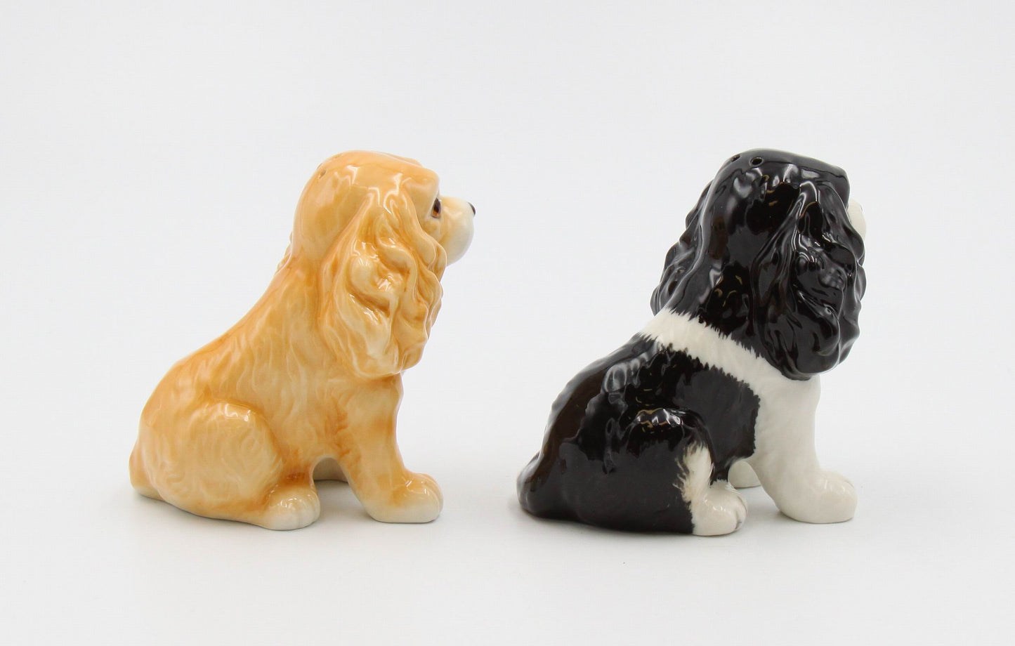 Ceramic Cocker Spaniel Salt and Pepper Shakers, Gift for Her, Gift for Mom, Kitchen Décor, Dining Table Décor, Gift for Dog Lover