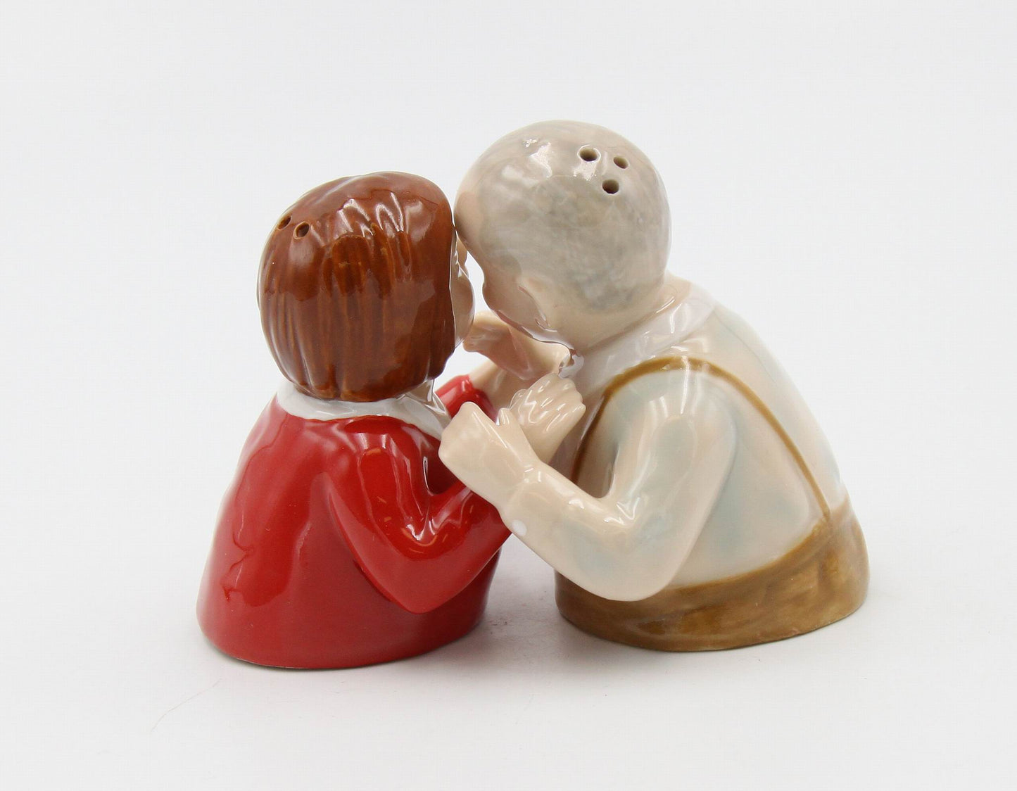 Ceramic Grandparents in Love Salt And Pepper Shakers, Gift for Parents, Grandparents, Home Decor, Romantic Decor, Valentines Decor