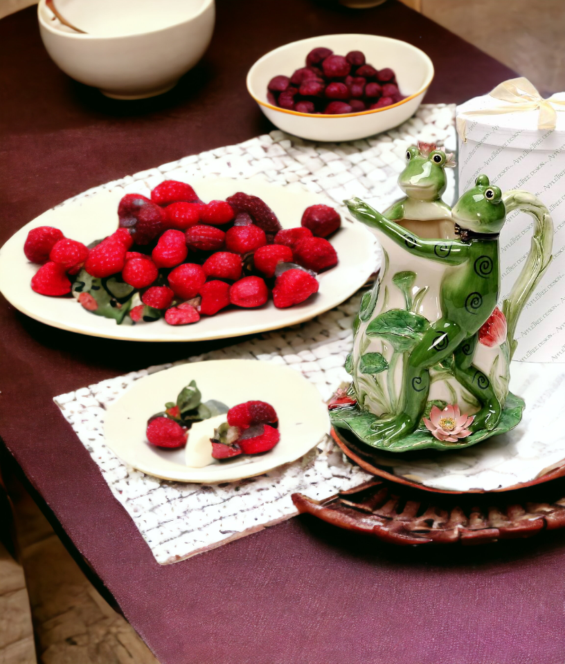 Ceramic Frog Tango Vase & Pitcher, Home Décor, Gift for Her, Mom, Spring Décor, Cottagecore, Nature Lover Gift