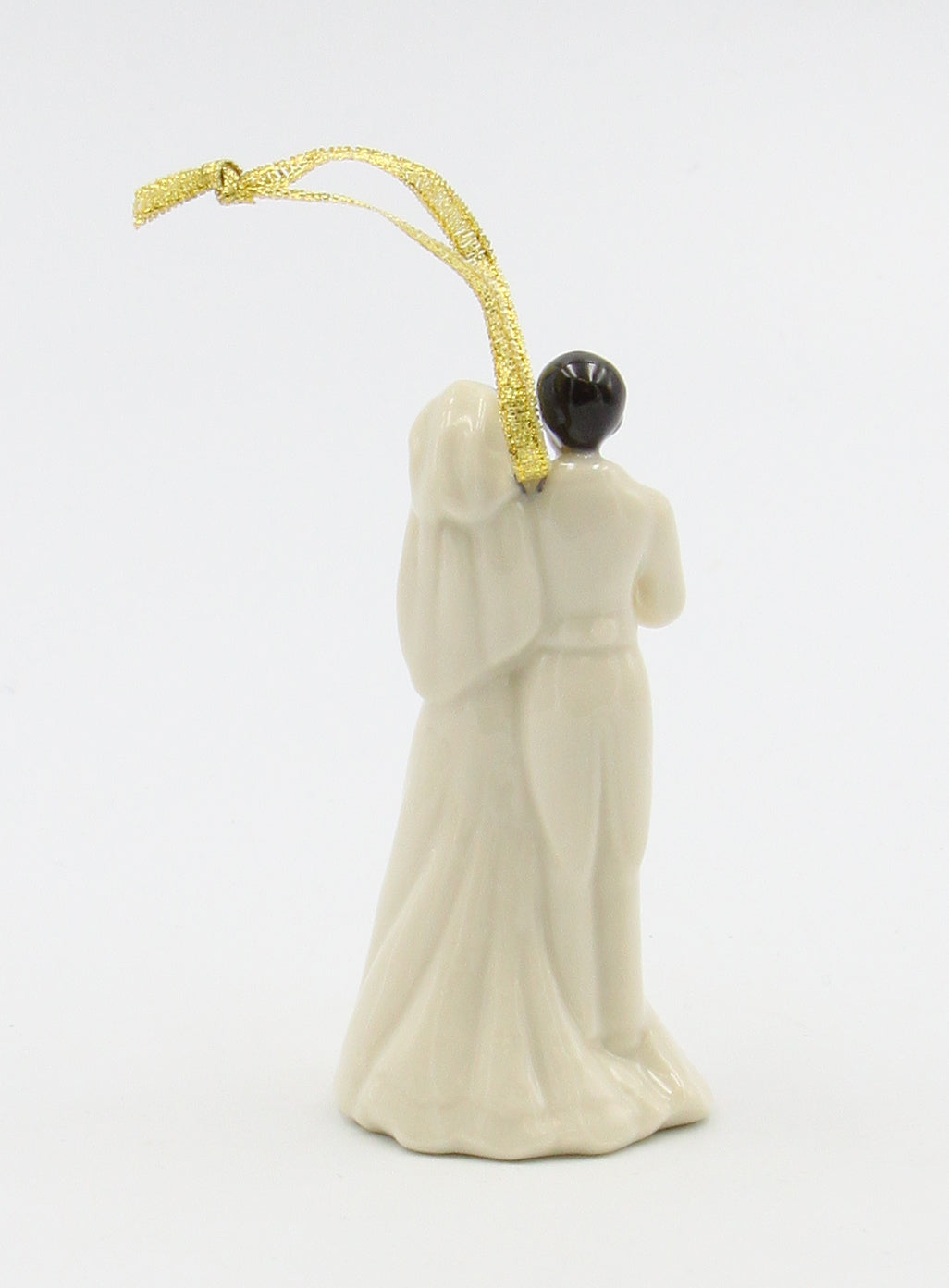 Ceramic African American Wedding Couple Ornament, Wedding Décor or Gift, Wedding Favor, Anniversary Décor or Gift