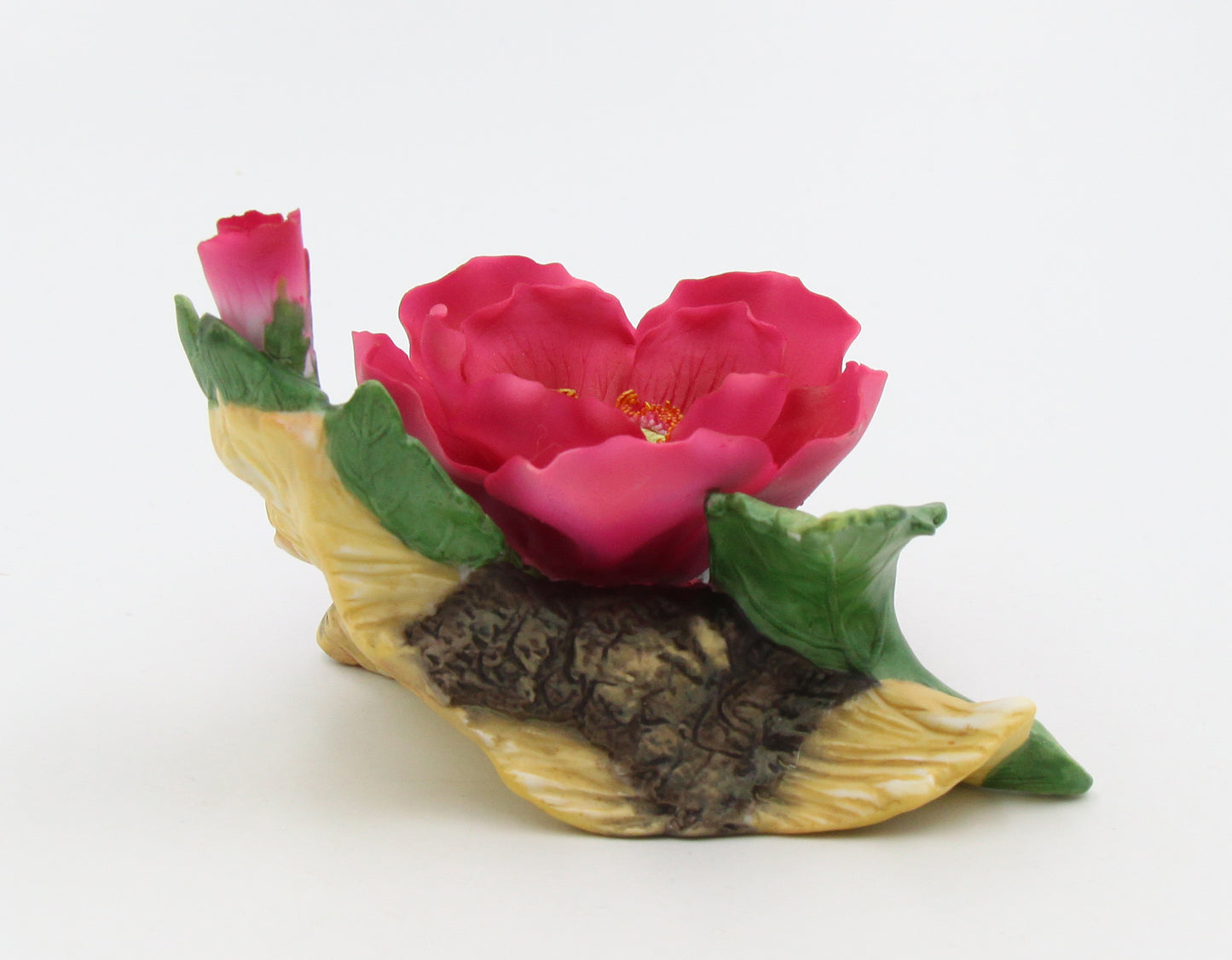 Ceramic Wildrose Flower Half Inch Tapper Candle Holder, Home Décor, Gift for Her, Gift for Mom, Nature Lover Gift