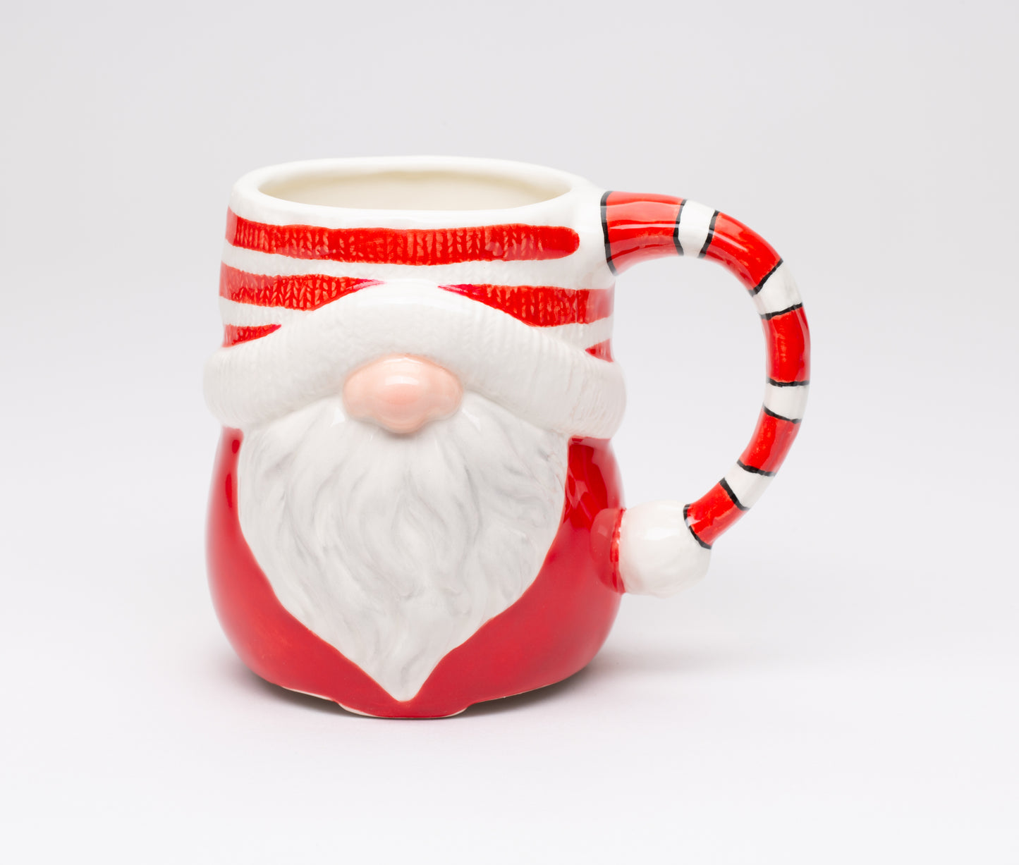 Ceramic Gnome Santa Mug, Christmas Mug, Milk for Santa, Gnome Collector Gift