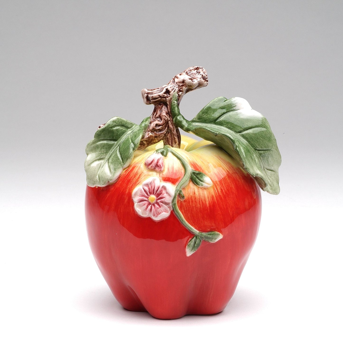 Ceramic Apple Figurine, Home Decor, Kitchen Decor, Gift for Teacher, Gift for Mom, Gift for Her