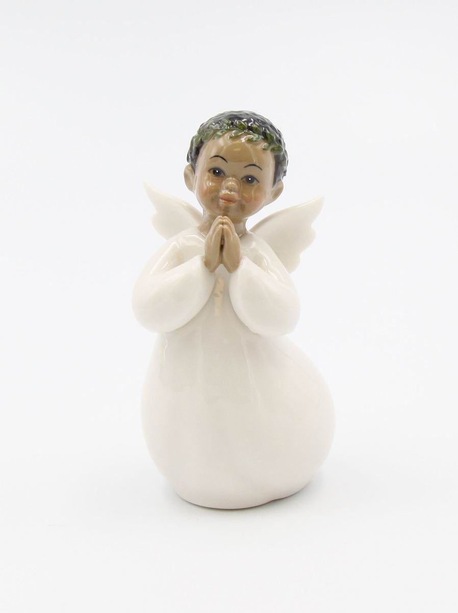 Praying African American Angel Boy - kevinsgiftshoppe