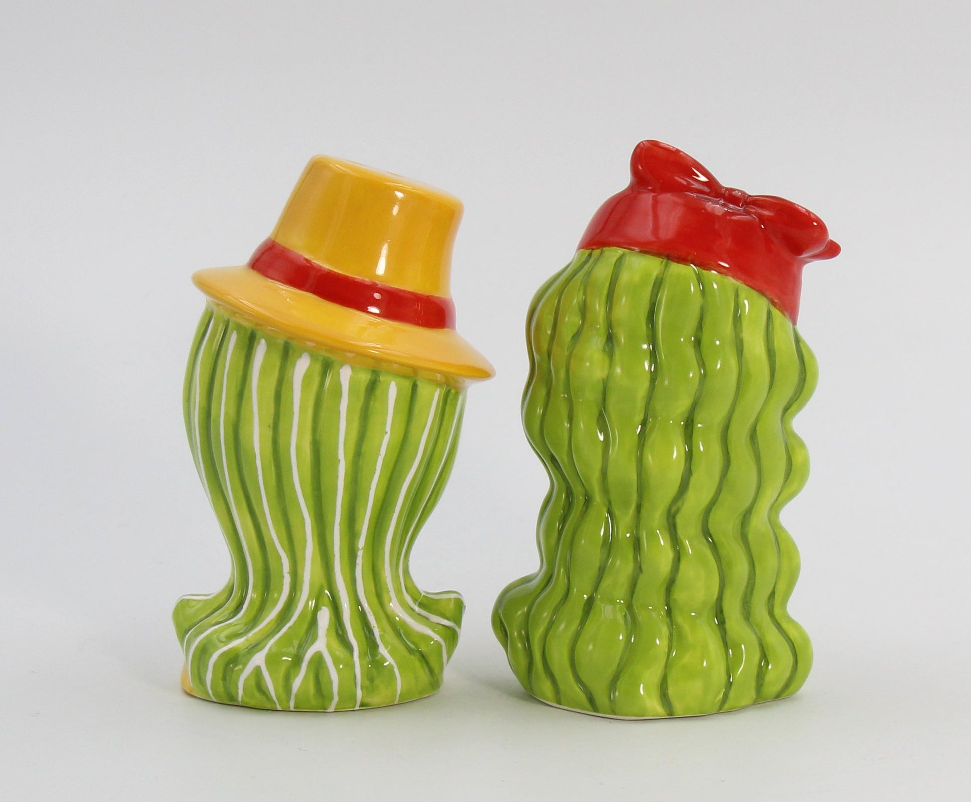 Ceramic African American Ladies Wearing Hats Salt and Pepper Shakers Home Décor Gift for Her Mom Friend or Coworker