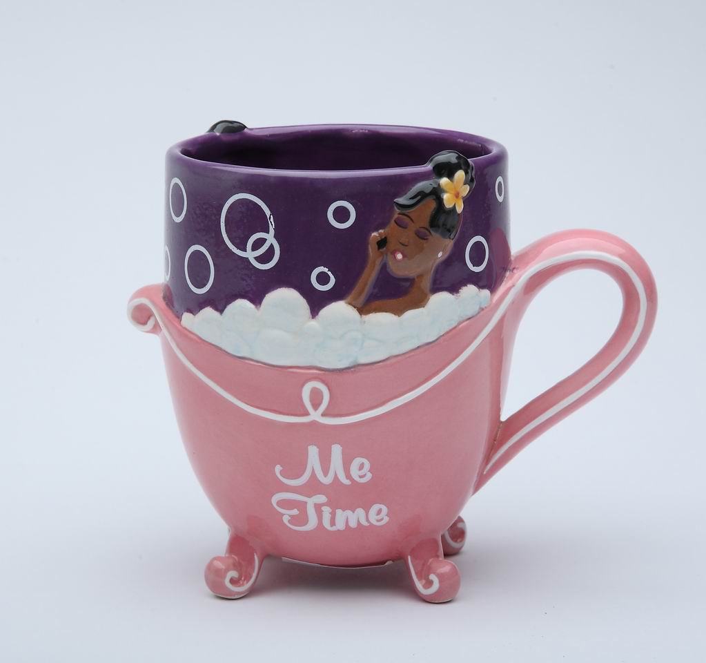African American Lady Me Time Mug - kevinsgiftshoppe