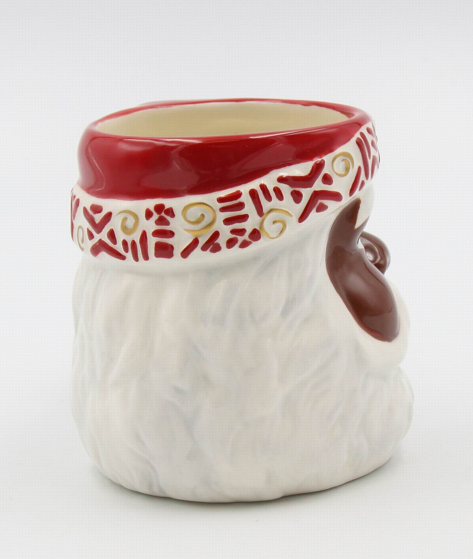 Ceramic African American Set Of 2 Santa Mug Home Décor Gift for Her Gift for Mom Kitchen Décor Christmas Décor - Mugs