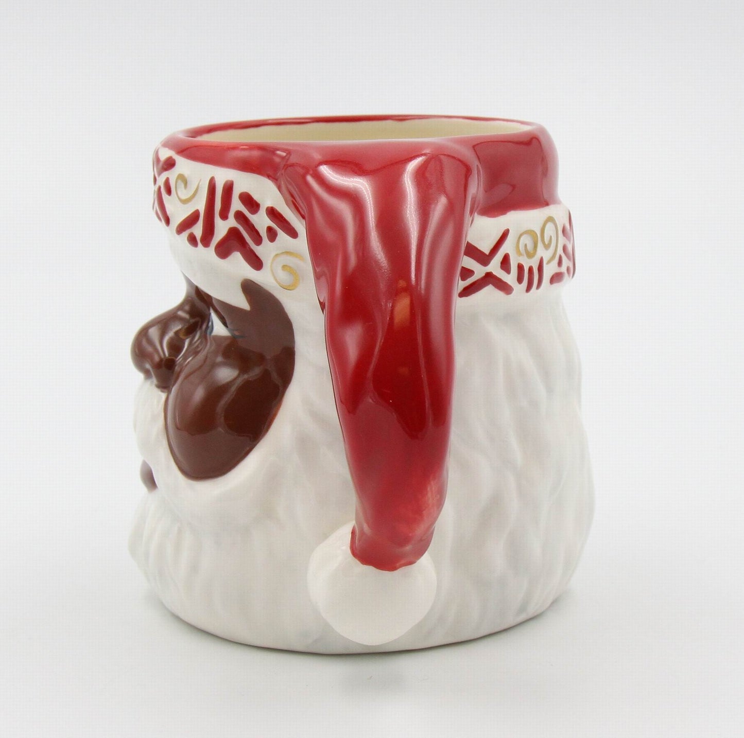 Ceramic African American Set Of 2 Santa Mug Home Décor Gift for Her Gift for Mom Kitchen Décor Christmas Décor - Mugs