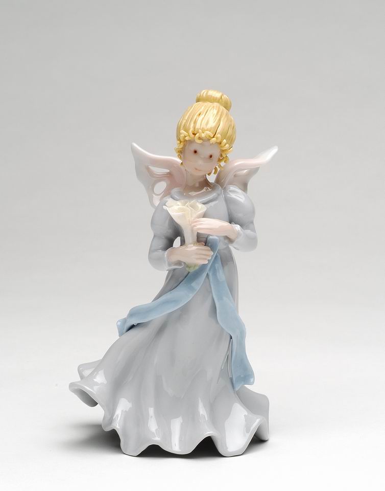 Ceramic Angel Of Tranquility Figurine Religious Décor Religious Gift Church Décor Church Gift Baptism Gift - Figurine