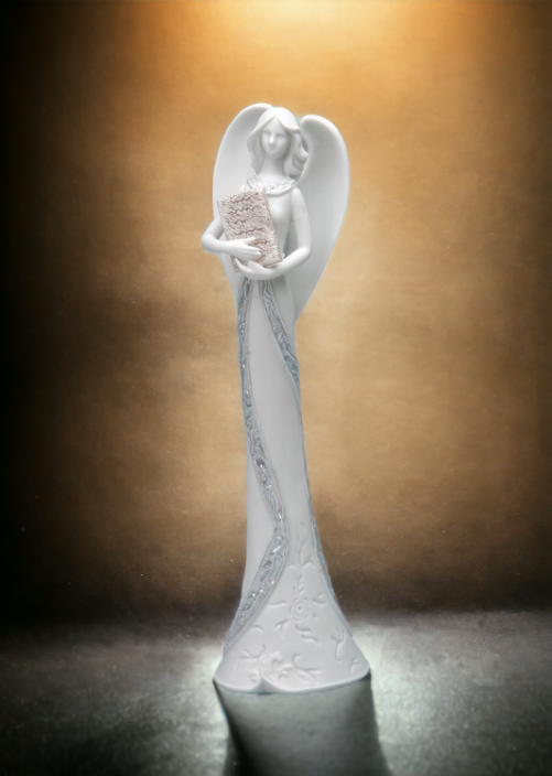 Ceramic Angel Of Wisdom Figurine Home Décor Religious Décor Religious Gift Church Décor Baptism Gift - Figurine