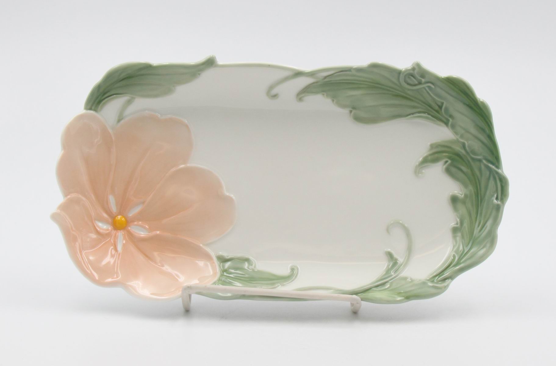 Apple Blossom Flower Plate Set Of 2 - kevinsgiftshoppe