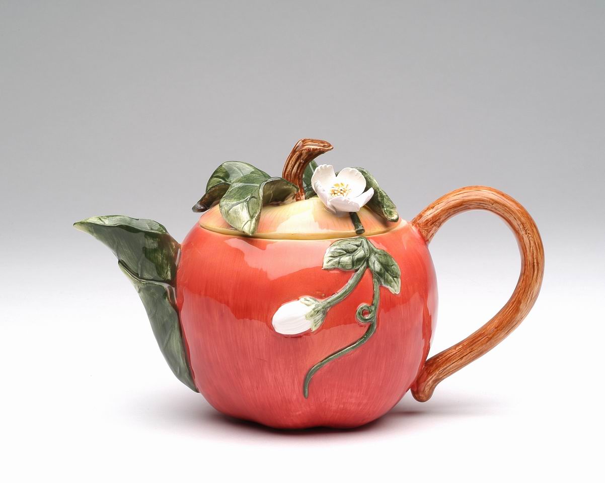 Apple Teapot - kevinsgiftshoppe
