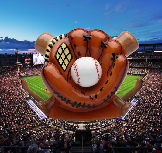 Ceramic Baseball Theme Piggy Bank Home Décor Gift for Him Gift for Dad Gift for Son Kid’s Room Decor Game Room Decor