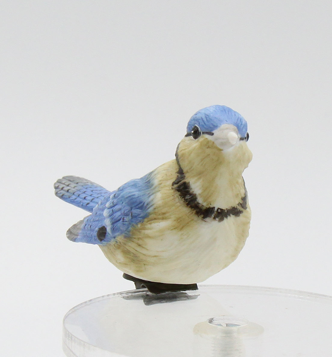 Ceramic Birdhouse Decor Bluejay Clip-On (Clip attached) Garden Decor Bird Watcher Gift - Clip-on