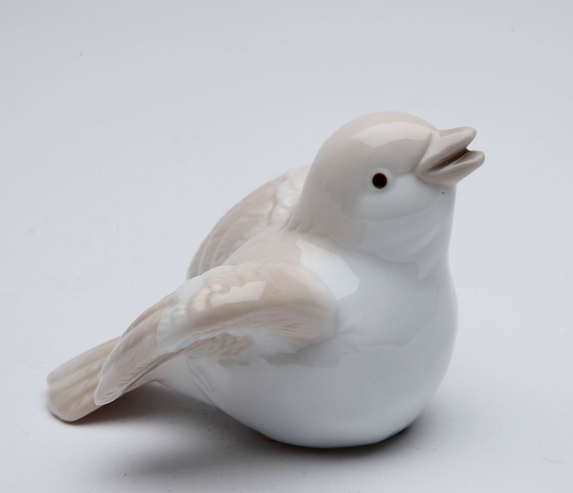 Ceramic Brown Bird Figurine Home Décor Gift for Her Gift for Mom Kitchen Décor Birdwatcher Gift Vintage Decor - Figurine