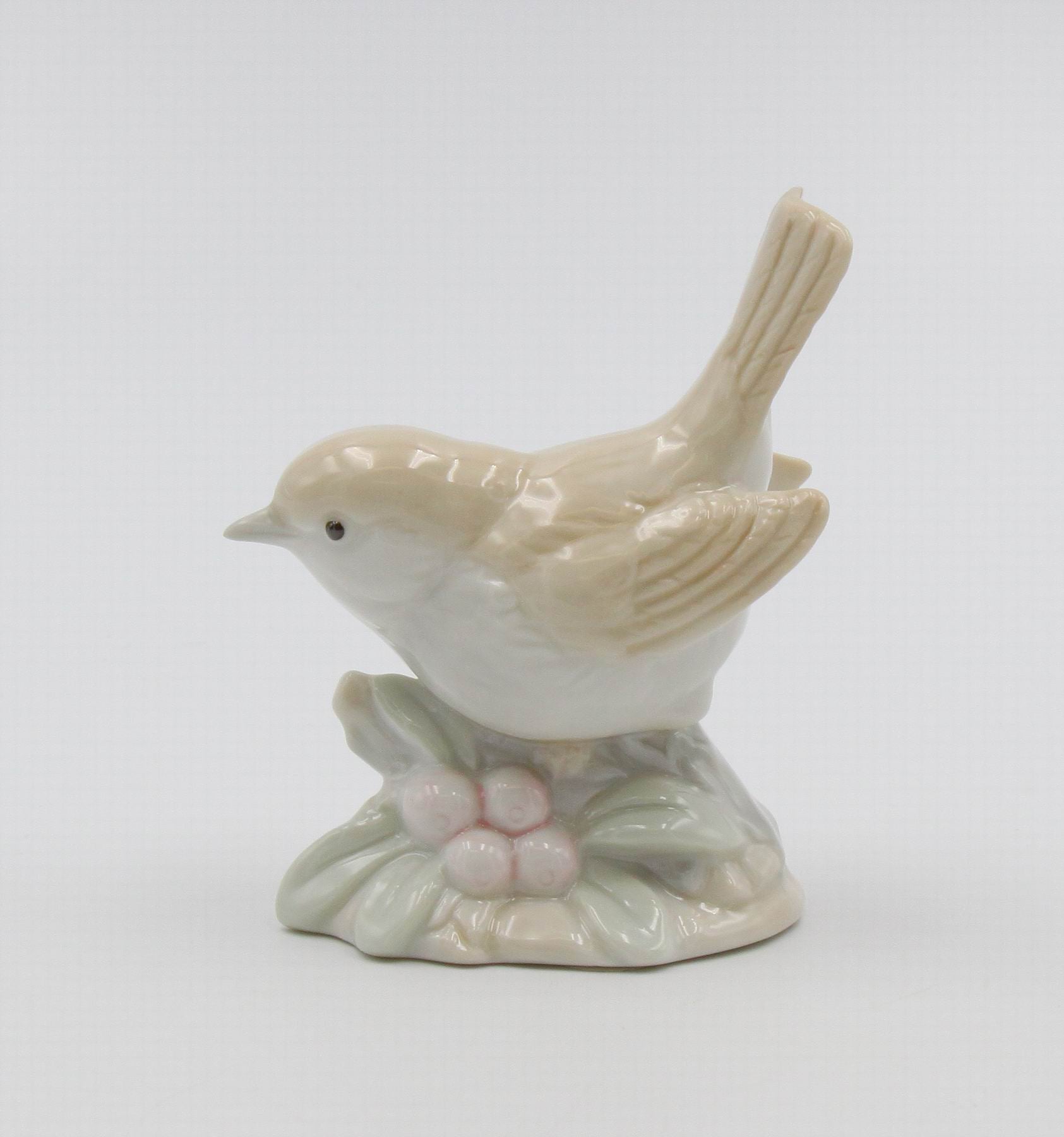 Ceramic Brown Bird Figurine Home Décor Gift for Her Mom Kitchen Décor Birdwatcher Gift Vintage Decor - Figurine