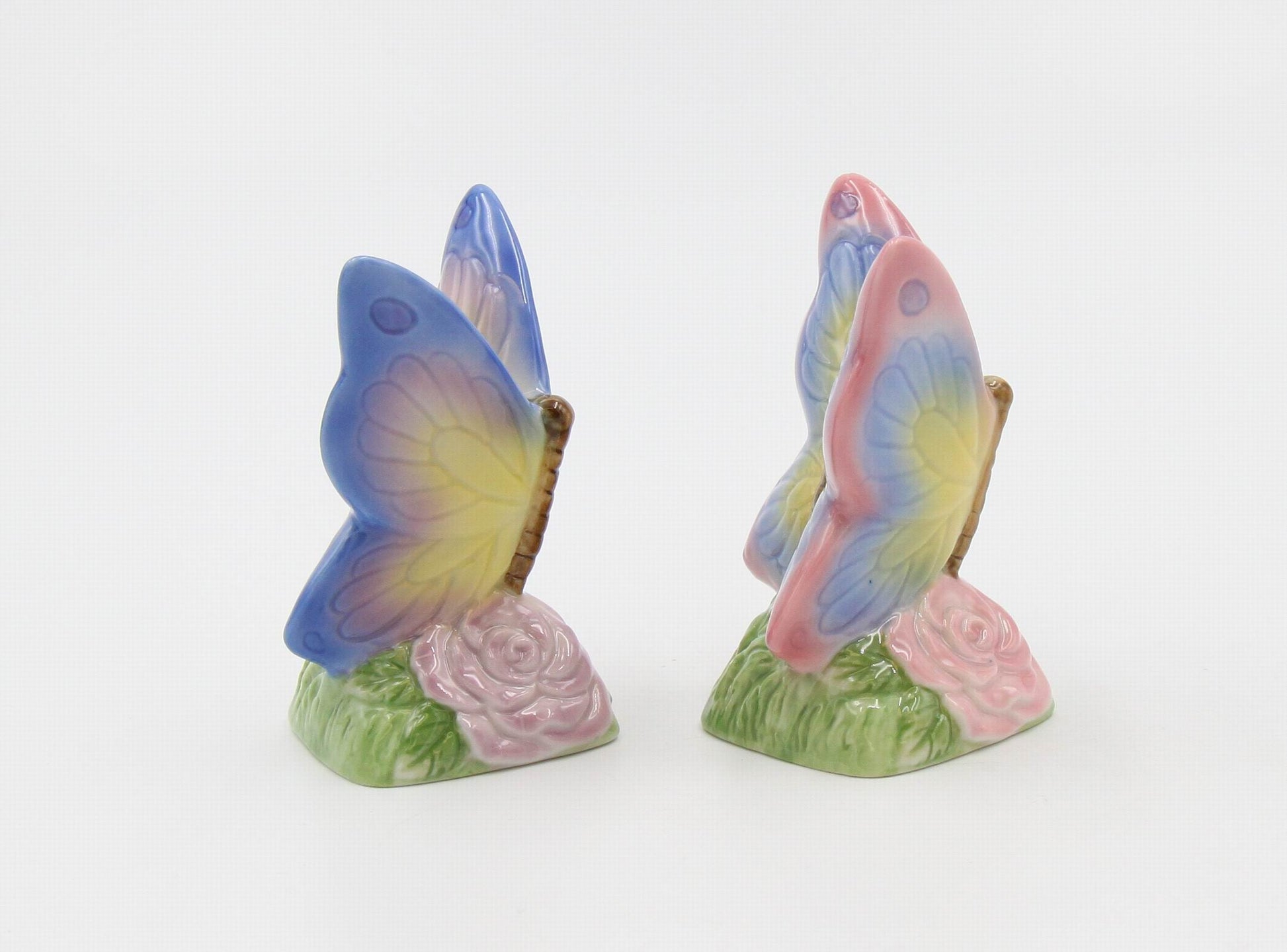 Ceramic Butterfly Salt and Pepper Shakers Home Décor Gift for Her Gift for Mom Kitchen Décor - Salt & Pepper Shakers
