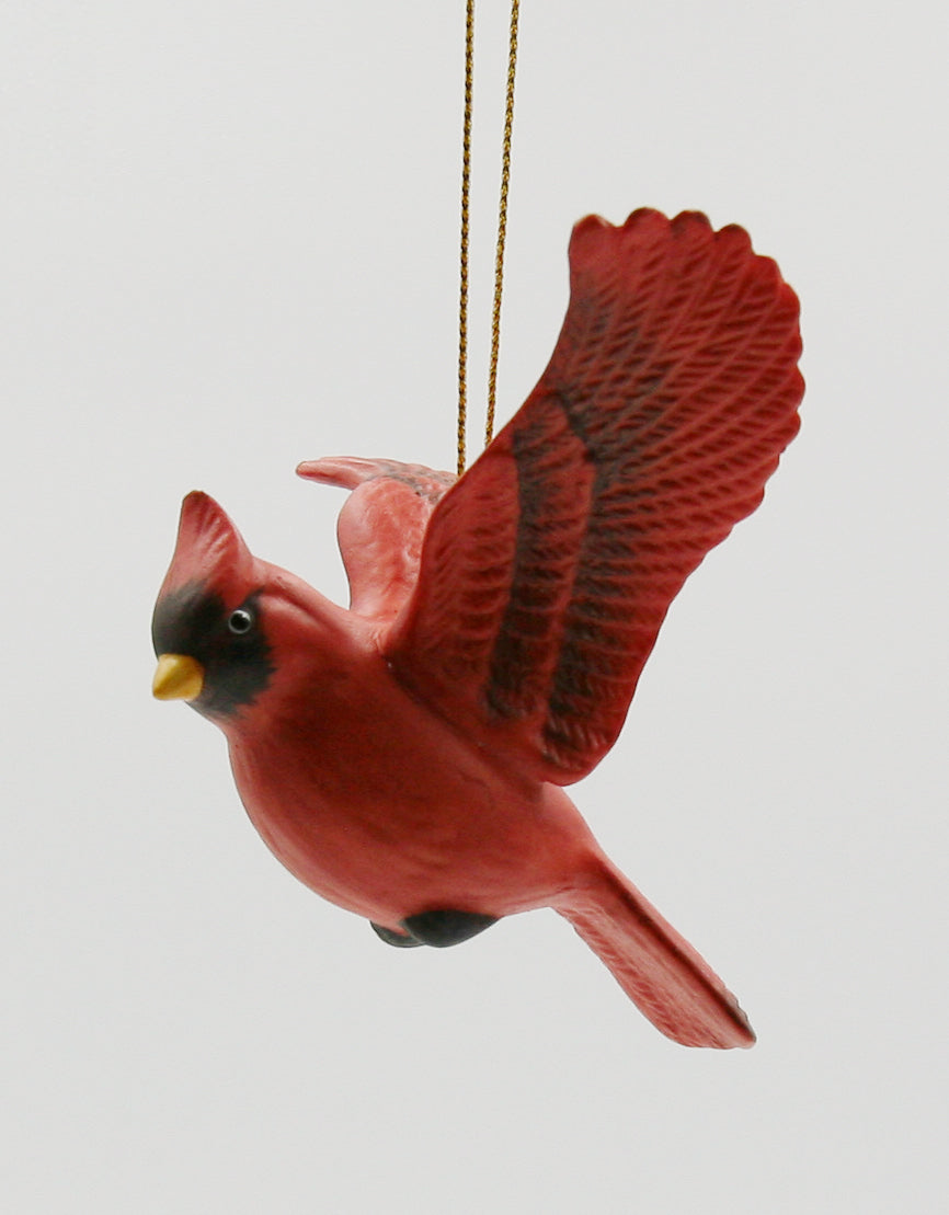 Ceramic Cardinal Bird Ornament Home Décor Gift for Her Gift for Mom Kitchen Décor Birdwatcher Gift Vintage Decor