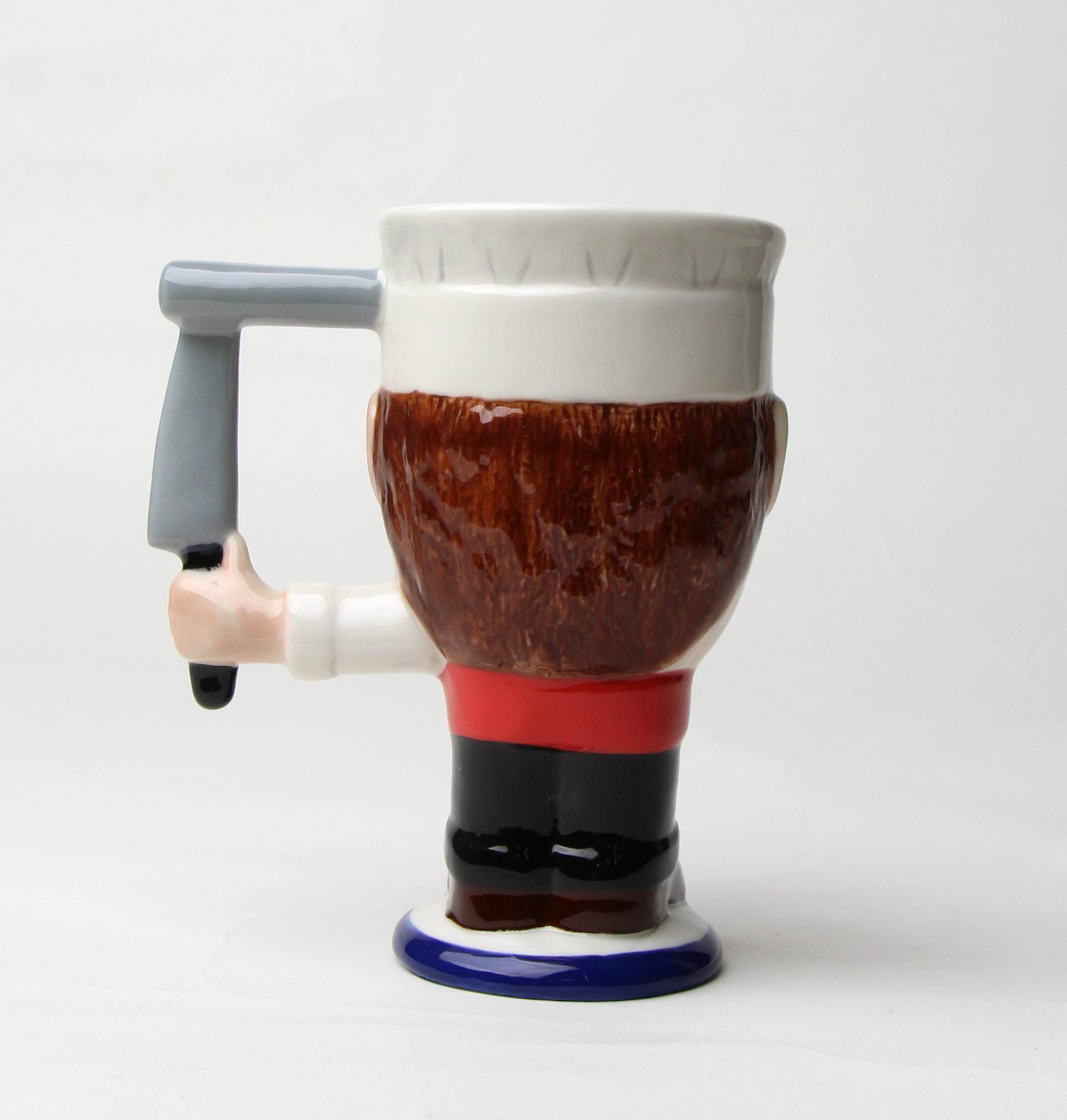 Ceramic Chef Mug Gift for Chef Restaurant Decor Kitchen Decor Home Decor Playful Decor Gift for Him - Mugs