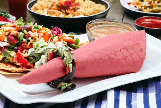 Ceramic Chili Pepper Napkin Rings-Set of 4 Home Décor Gift for Her Gift for Mom Kitchen Décor Farmhouse Décor - Napkin