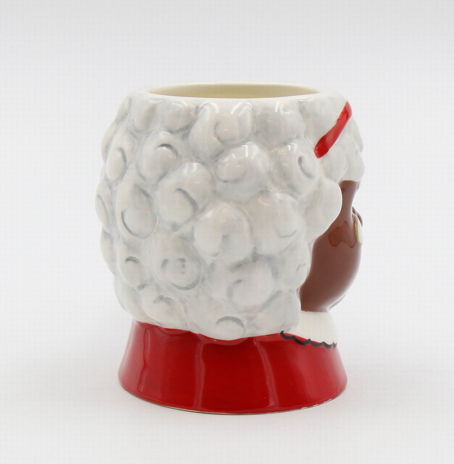 Ceramic Christmas African American Mrs. Claus Ceramic Mug Home Décor Gift for Her Gift for Mom Kitchen Décor Christmas