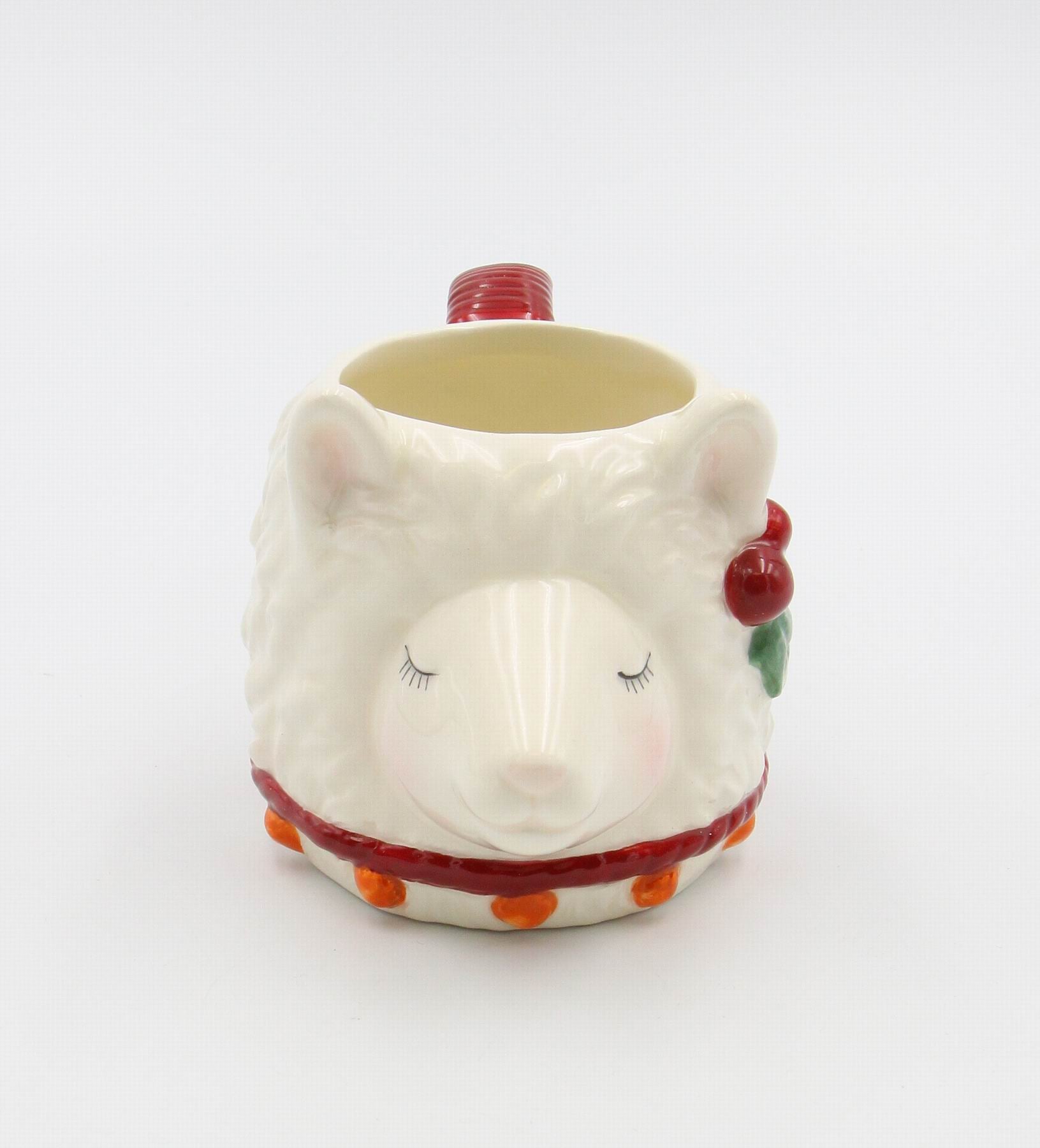 Ceramic Christmas Alpaca/Llama Mug Home Décor Gift for Her Gift for Mom Kitchen Décor Christmas Décor - Mugs