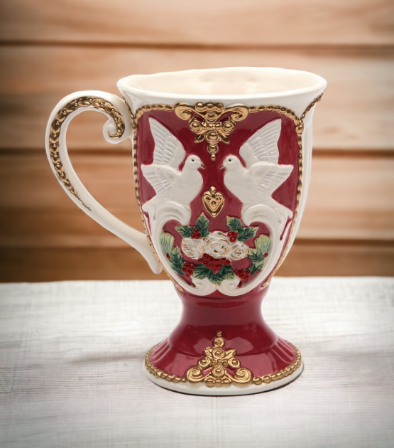 Ceramic Christmas Fantasia Coffee Mug Home Décor Gift for Her Gift for Mom Kitchen Décor Christmas Décor - Mugs