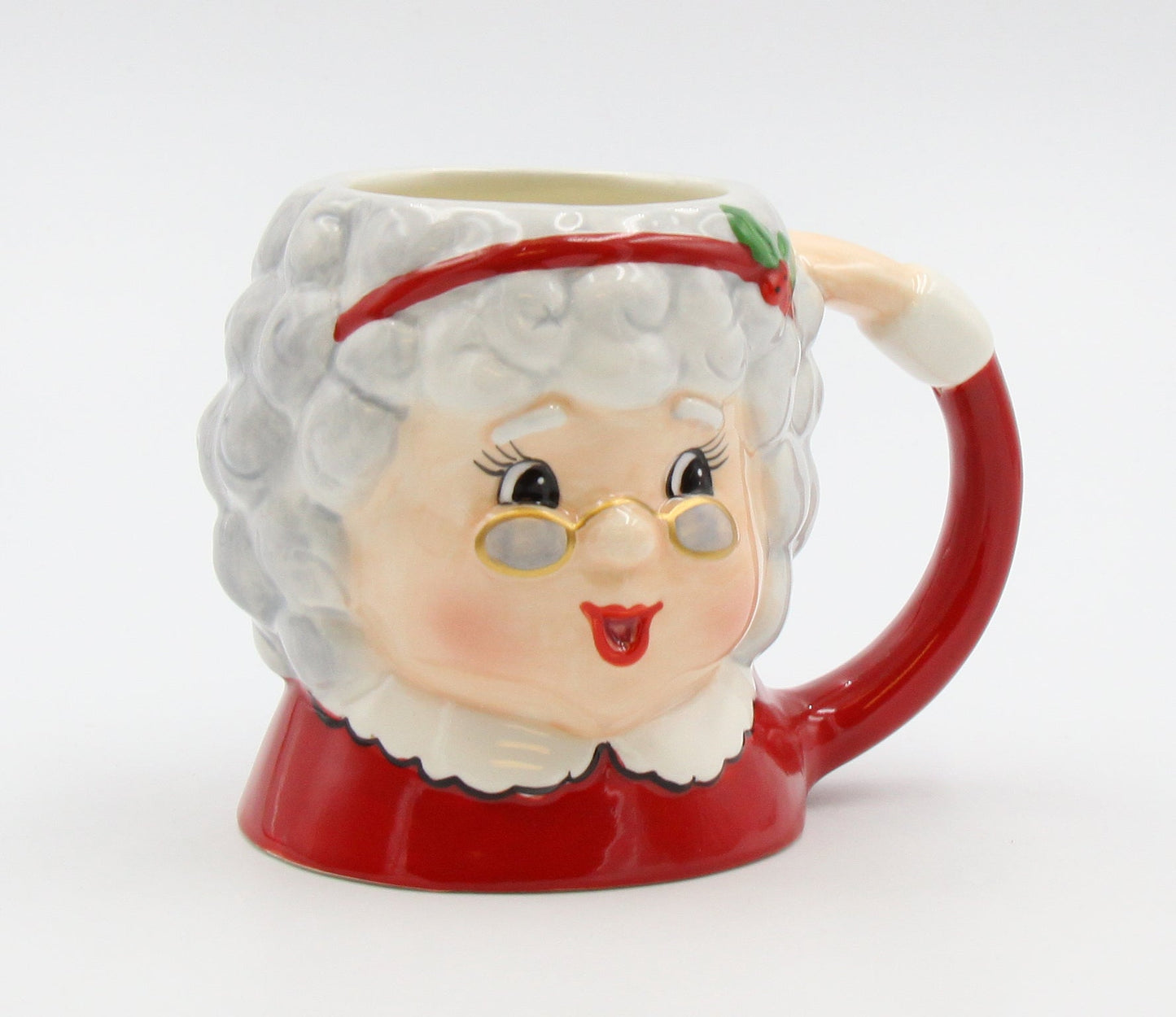 Ceramic Christmas Mrs. Claus Mug Home Décor Gift for Her Gift for Mom Kitchen Décor Christmas Décor - Mugs