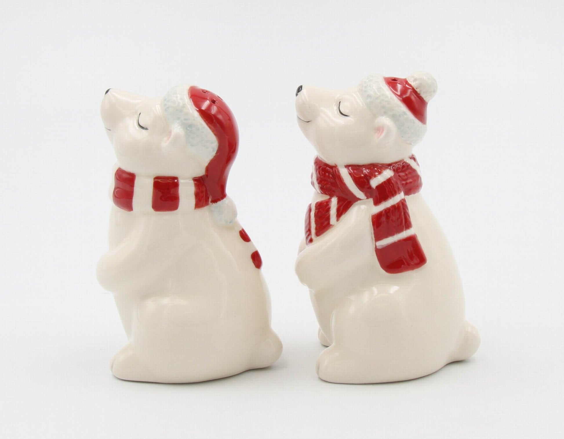 Ceramic Christmas Polar Bear Salt And Pepper Shakers Home Décor Gift for Her Gift for Mom Kitchen Décor Christmas Décor